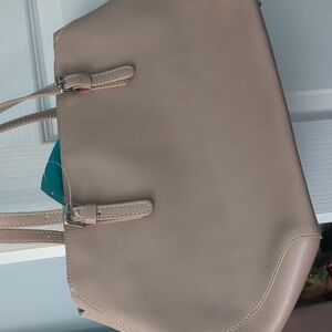 Claudia Firenze Pale Peach Leather Bag